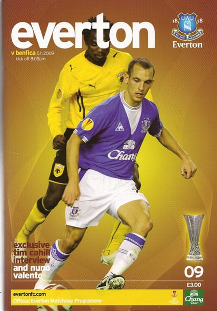 Everton FC v SL Benfica